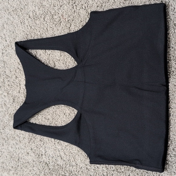 Girlfriend Collective Paloma Black Sports Bra Compression Eco Friendly Size XS - Picture 5 of 10